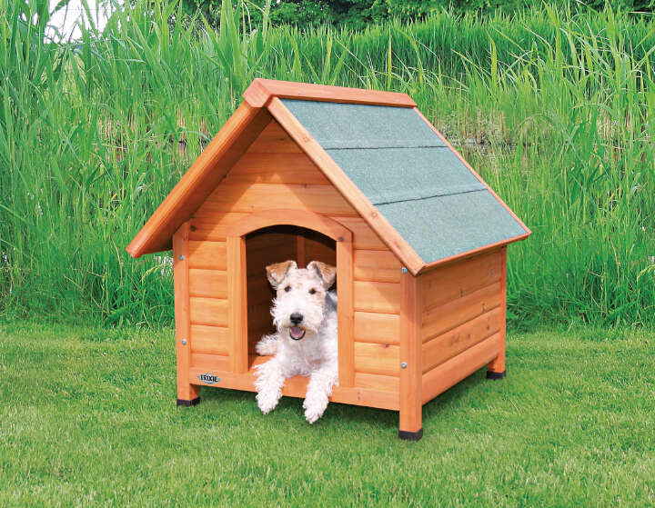 TRIXIE Hundehütte mit Satteldach